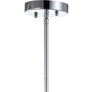 Avah Metal/Crystal Adjustable LED Drop Chandelier - JONATHAN Y